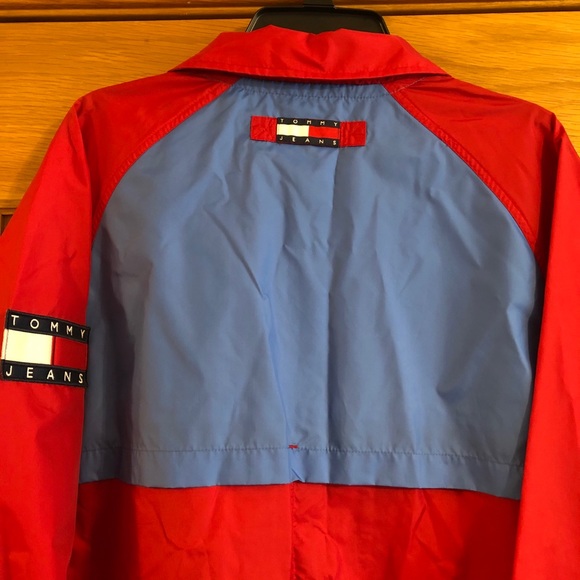 Vintage Tommy Jeans Hilfiger Rain Jacket Size L - Picture 7 of 10